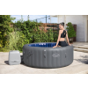 Santorini Lay-Z-Spa HydroJet Pro Ogrodowe Jacuzzi BESTWAY 7-osobowe + Pompa + LED + 5 Poduszek